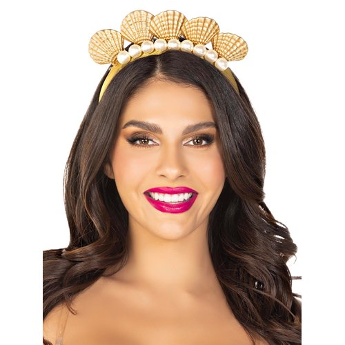 Pearl Shell Mermaid Crown Headband - A2838     02622
