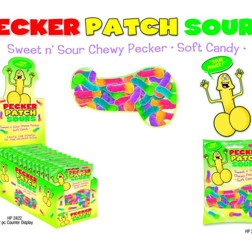 SOUR PECKER PATCH DISPLAY(12PCS)