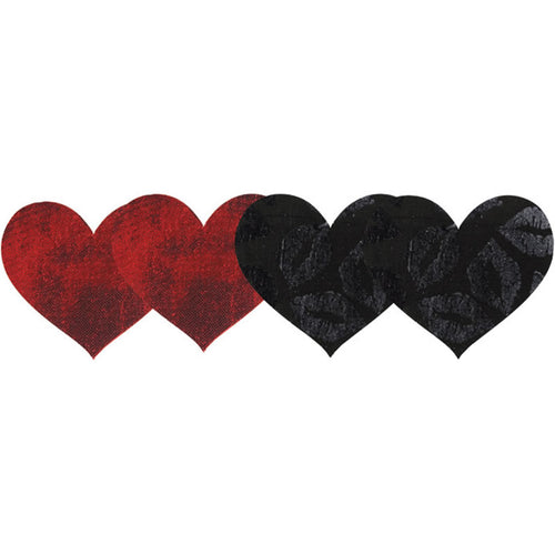 PASTIES STOLEN KISSES HEARTS (PEEKABOOS) - XGPK003H