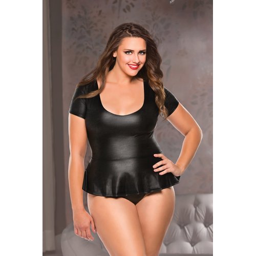 Peplum Top & G-String - 5-2002X