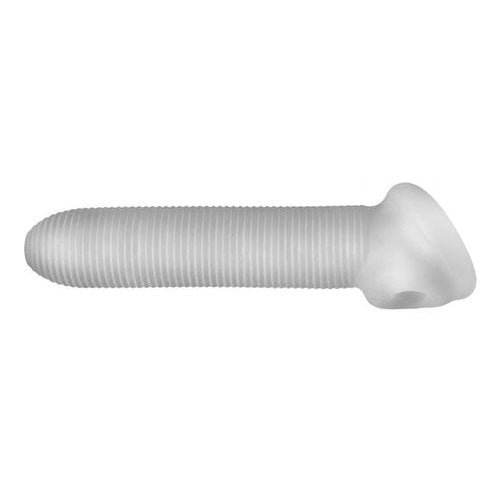 PERFECT FIT FAT BOY MICRO RIBBED SHEATH 7.5IN CLEAR - PERCS27C