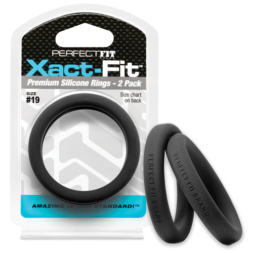 PERFECT FIT XACT-FIT #19 2 PK BLACK - PERCR82B