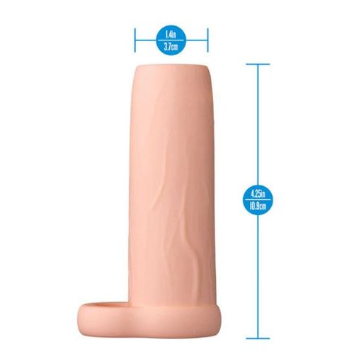 PERFORMANCE PENIS EXTENDER ENHANCEMENTE SLEEVE 4.25 VANILLA" - BN26833
