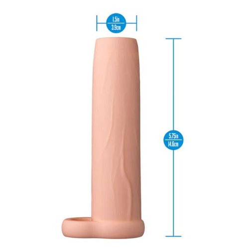 PERFORMANCE PENIS EXTENDER ENHANCEMENTE SLEEVE 5.75 VANILLA" - BN26843