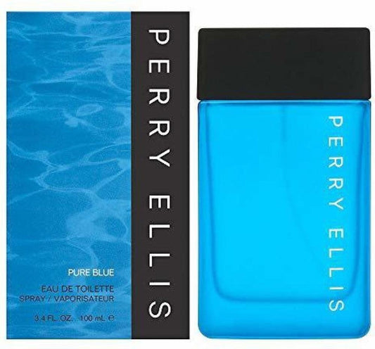 PERRY PURE BLUE 3.4OZ, MEN'S PERFUME, EDT-Pinkfoxxx
