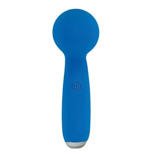 PETITES LIL EXCLAIM MINI WAND VIBRATOR BLUE - FRPET009026