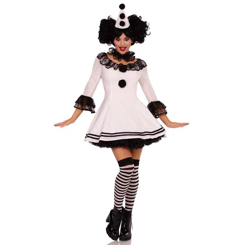 Pierrot Clown Costume - SK86658   00825