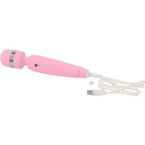 PILLOW TALK CHEEKY WAND W/SWAROVSKI CRYSTAL PINK - BMS26716