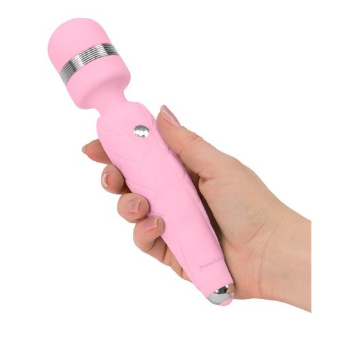 PILLOW TALK CHEEKY WAND W/SWAROVSKI CRYSTAL PINK - BMS26716