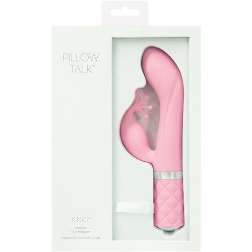 PILLOW TALK KINKY CLITORAL W/ SWAROVSKI CRYSTAL PINK - BMS96616