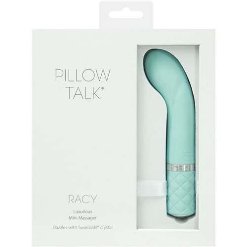 PILLOW TALK RACY VIBE W/ SWAROVSKI CRYSTAL TEAL - BMS26919