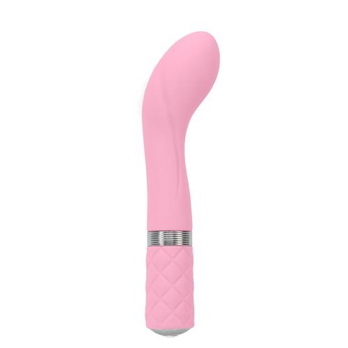 PILLOW TALK SASSY G SPOT VIBE W/SWAROVSKI CRYSTAL PINK - BMS26516