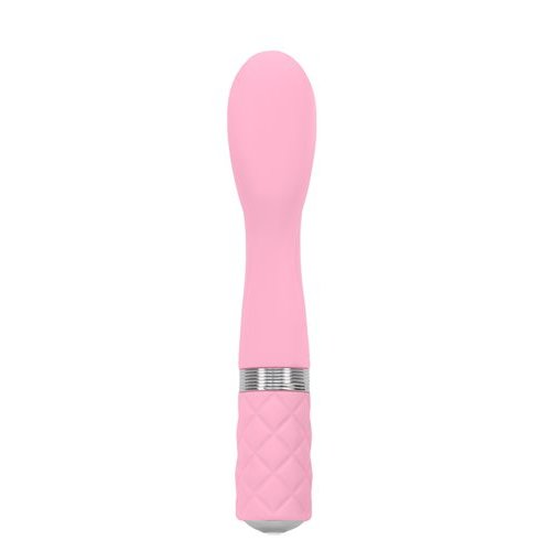 PILLOW TALK SASSY G SPOT VIBE W/SWAROVSKI CRYSTAL PINK - BMS26516