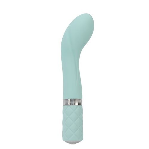 PILLOW TALK SASSY G SPOT VIBE W/SWAROVSKI CRYSTAL TEAL - BMS26519