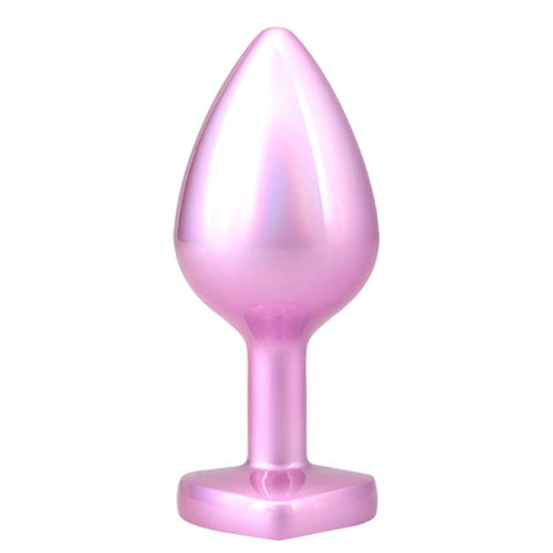 BOOTY BLING HEART DIAMOND JEW/ METAL PLUG M/PINK