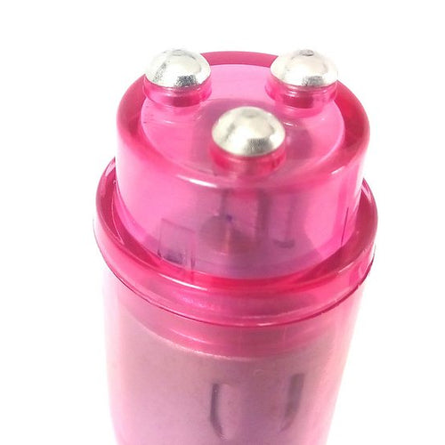 (BULK) CLOUD 9 NOVELTIES MINI MASSAGER POCKET ROCKET PINK W/ 4 ATTACHMENTS - WTC24180