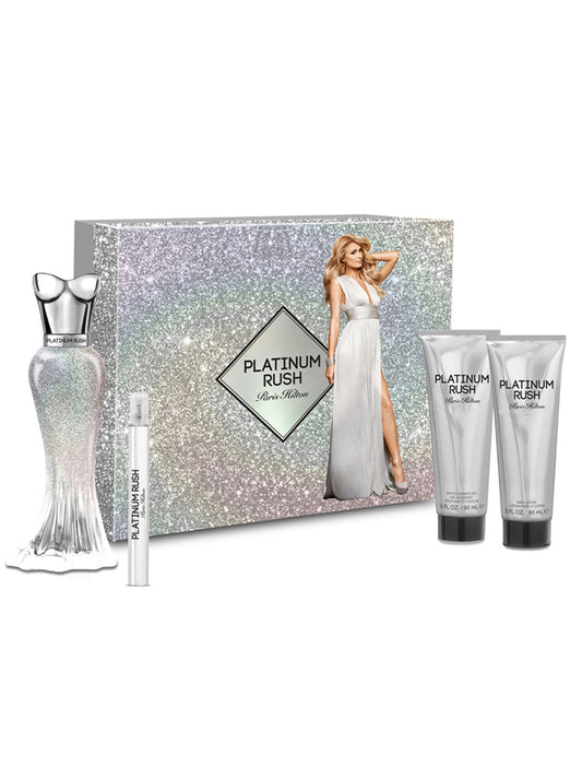 PLATINUM RUSH 4PC SET, WOMEN'S GIFT SET, EDP-Pinkfoxxx