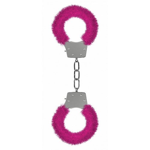 PLEASURE HANDCUFFS FURRY PINK - SHTOU004PNK