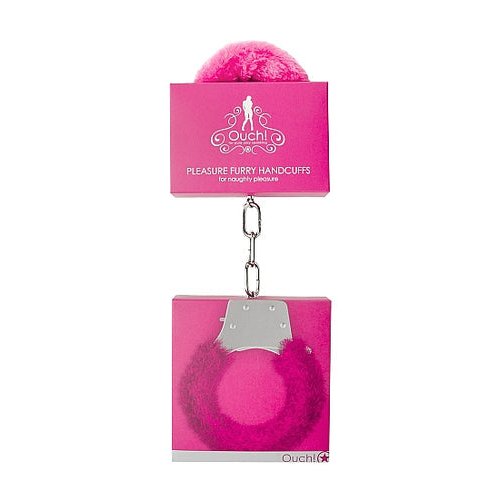 PLEASURE HANDCUFFS FURRY PINK - SHTOU004PNK