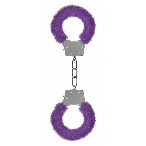 PLEASURE HANDCUFFS FURRY PURPLE - SHTOU004PUR
