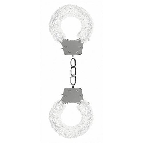 PLEASURE HANDCUFFS FURRY WHITE - SHTOU004WHT