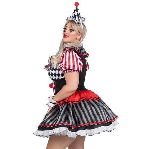 Plus Darling Harlequin Costume - 87245X    10108