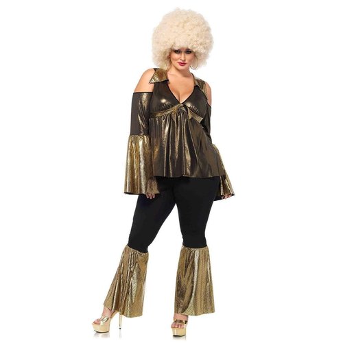 Plus Disco Diva Costume - 85596X    05408