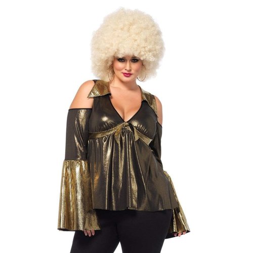 Plus Disco Diva Costume - 85596X    05408