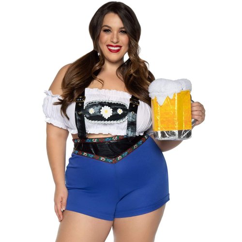 Plus Lederhosen Honey Costume - 86820X    10108