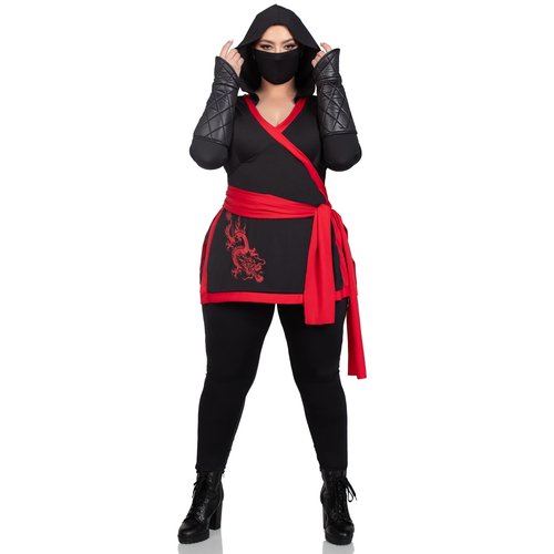 Plus Ninja Assassin Costume - 85422X    01108