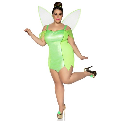 Plus Pretty Pixie With Wings Costume - 86914X    12608