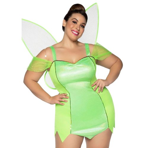 Plus Pretty Pixie With Wings Costume - 86914X    12608
