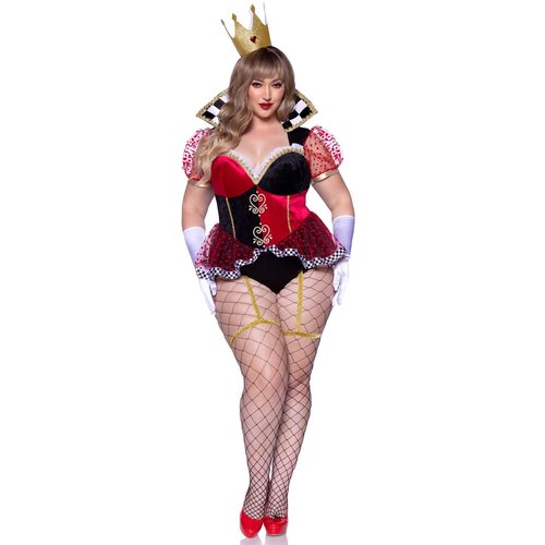 Plus Ravishing Red Queen Costume - 87152X    01108
