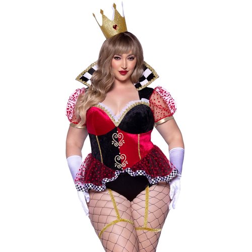 Plus Ravishing Red Queen Costume - 87152X    01108