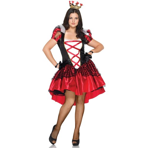 Plus Royal Red Queen Costume - 86166X    01108