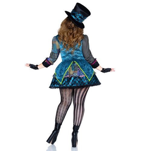 Plus Size Charming Mad Hatter Costume - 87334X    10108