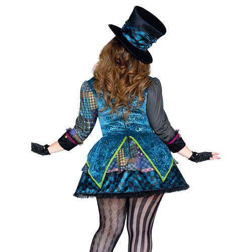Plus Size Charming Mad Hatter Costume - 87334X    10108