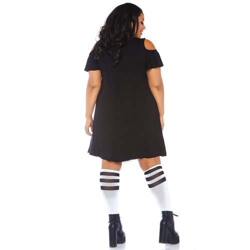 Plus Size More Boos Jersey Dress with Pockets - 86768X    00108