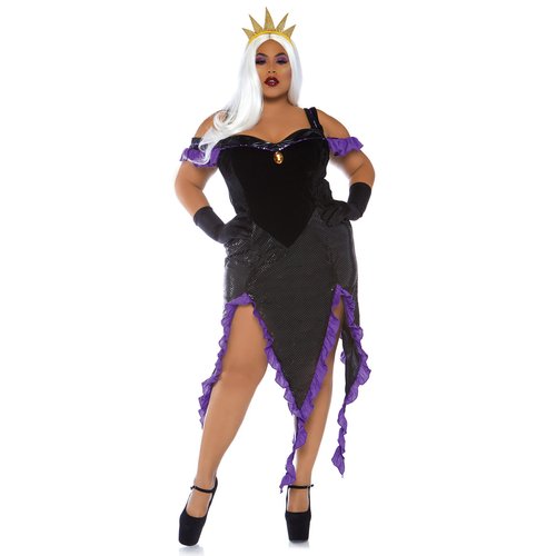 Plus Sultry Sea Witch Costume - 86764X    03908