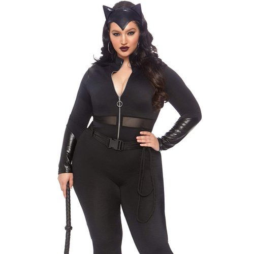 Plus Sultry Supervillain Costume - 86841X    00108