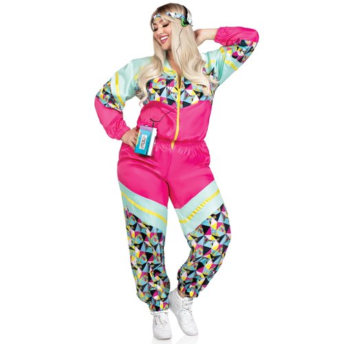 Plus Totally 80s Tracksuit Costume - 87247X    10108