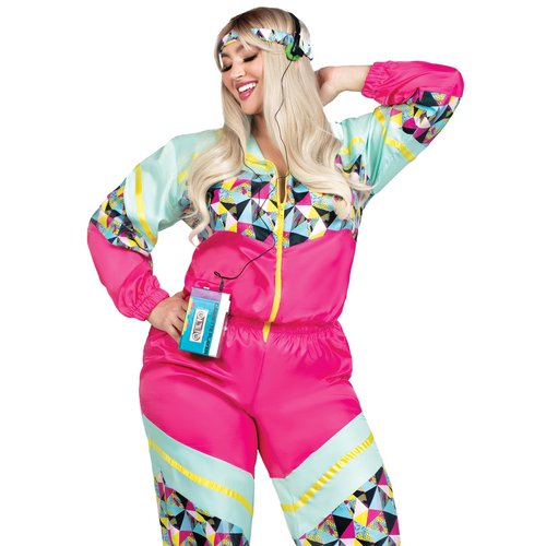 Plus Totally 80s Tracksuit Costume - 87247X    10108