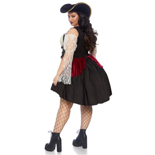 Plus Wicked Waters Wench Costume - 85157X    00108