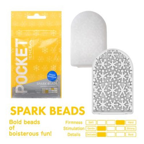 POCKET TENGA SPARK BEADS (NET) - TENPOT006