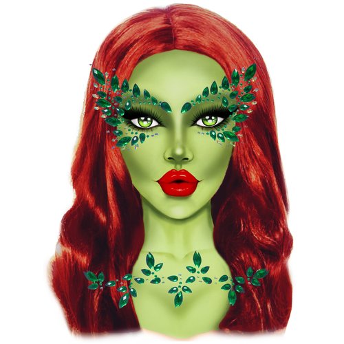 Poison Adhesive Face Jewels Sticker - EYE040    12622