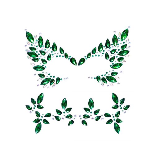 Poison Adhesive Face Jewels Sticker - EYE040    12622
