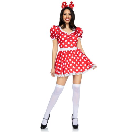 Polka Dot Dress With Headband Costume - SK87087   09625