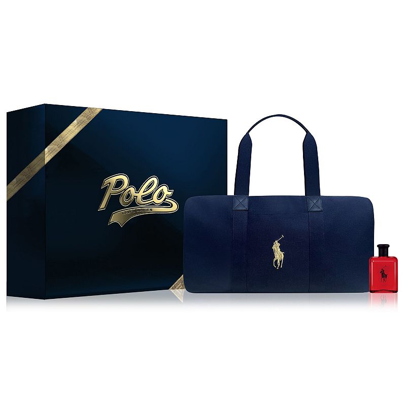 POLO RED 2PC SET, MEN'S GIFT SET-Pinkfoxxx