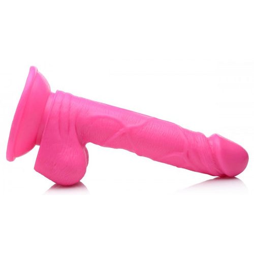 POP 6.5IN DILDO W/ BALLS PINK - XRAG766PNK