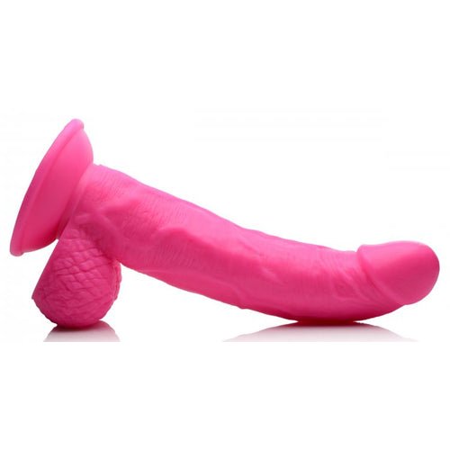 POP 7.5IN DILDO W/ BALLS PINK - XRAG767PNK